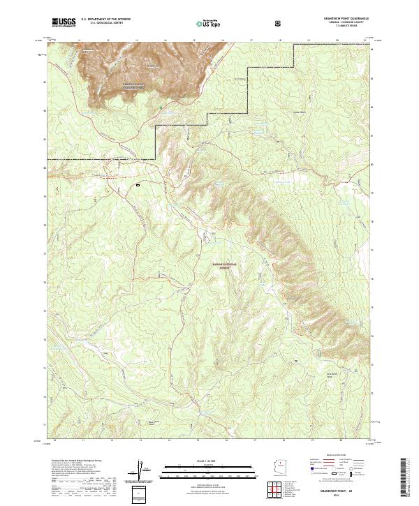 USGS Topographic Map – Grandview Point