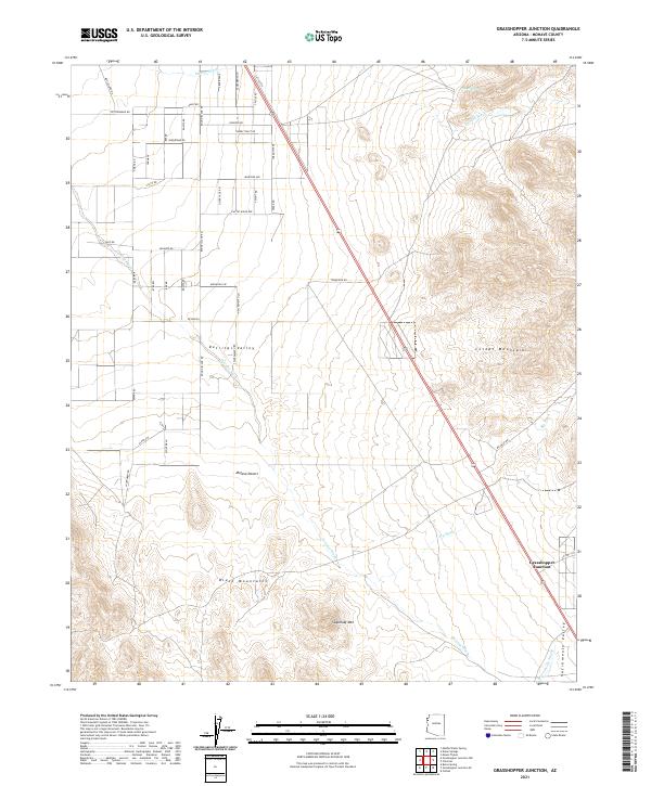 USGS Topographic Map – Grasshopper Junction