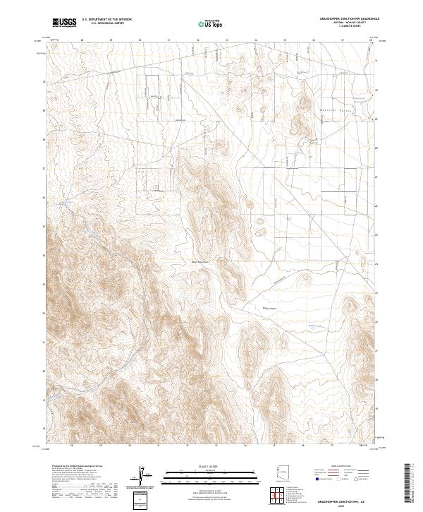 USGS Topographic Map – Grasshopper Junction NW
