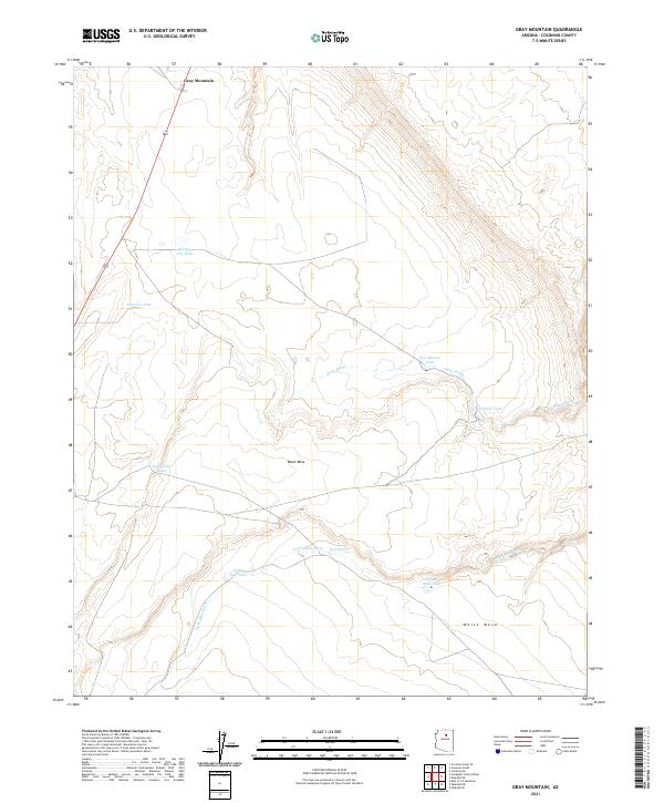 USGS Topographic Map – Gray Mountain