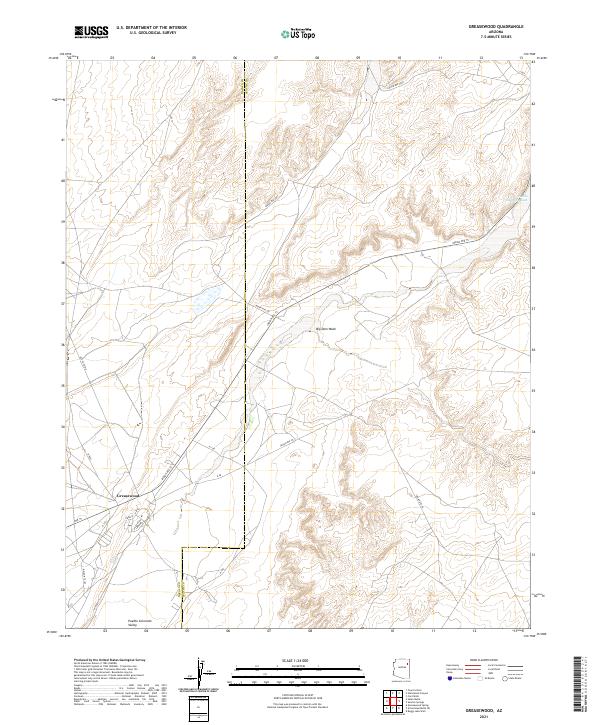 USGS Topographic Map – Greasewood