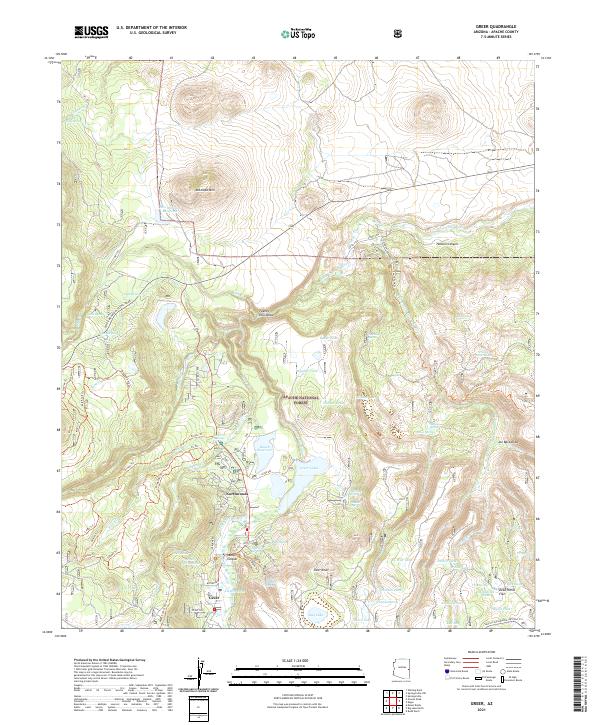 USGS Topographic Map – Greer
