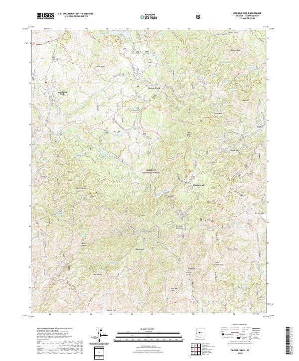 USGS Topographic Map – Groom Creek