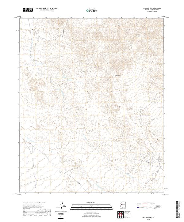 USGS Topographic Map – Groom Spring