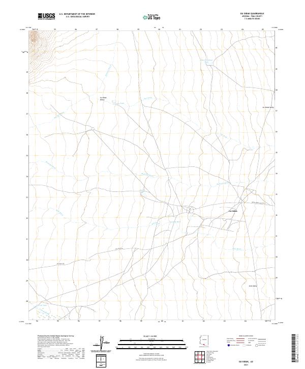 USGS Topographic Map – Gu Oidak