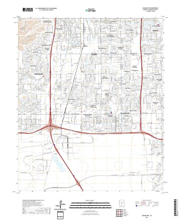 USGS Topographic Map – Guadalupe