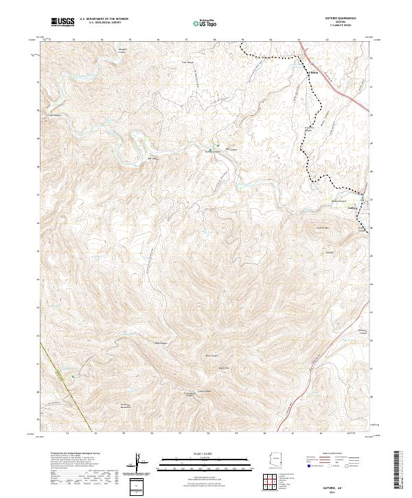 USGS Topographic Map – Guthrie