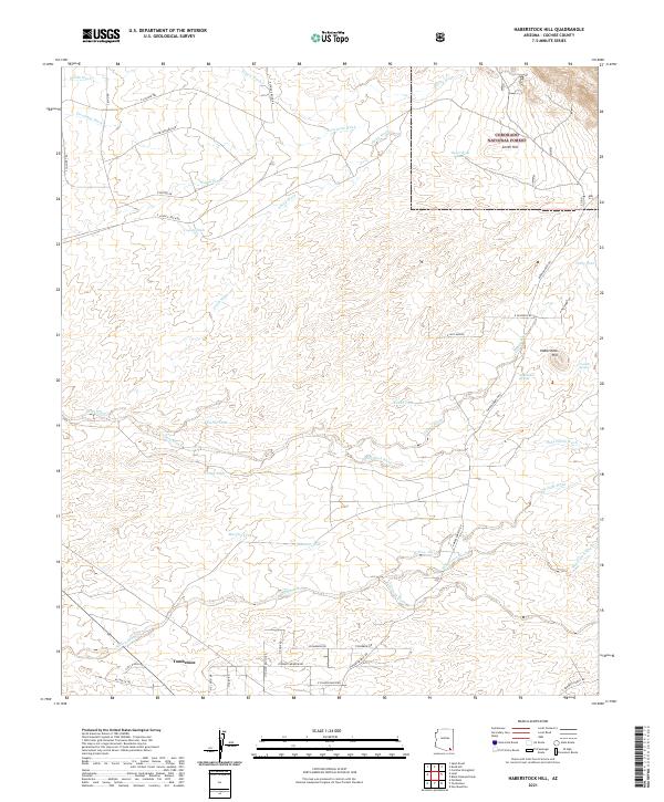 USGS Topographic Map – Haberstock Hill