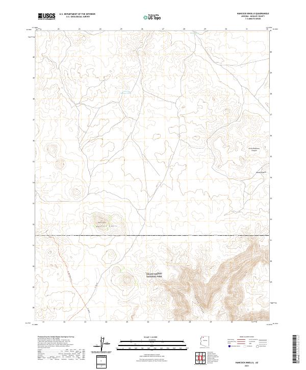 USGS Topographic Map – Hancock Knolls
