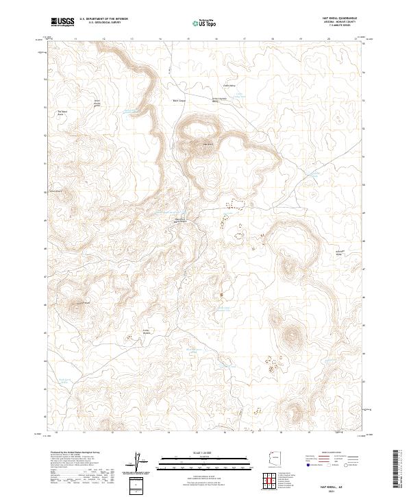 USGS Topographic Map – Hat Knoll