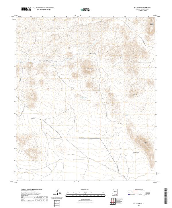 USGS Topographic Map – Hay Mountain