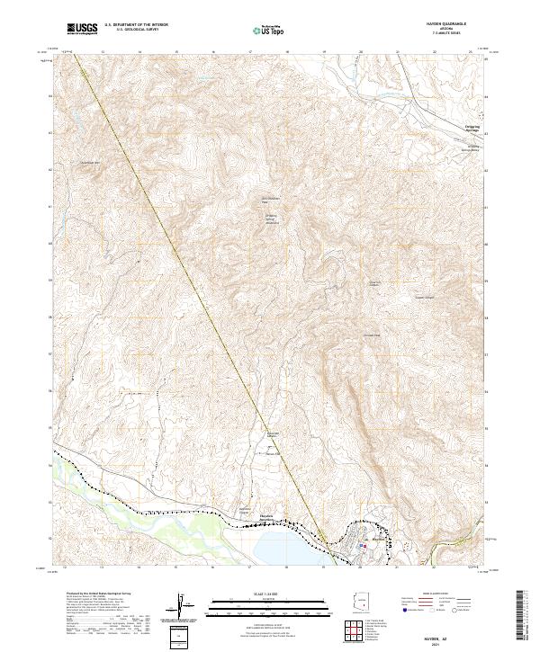 USGS Topographic Map – Hayden