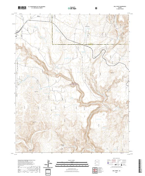 USGS Topographic Map – Hell Point