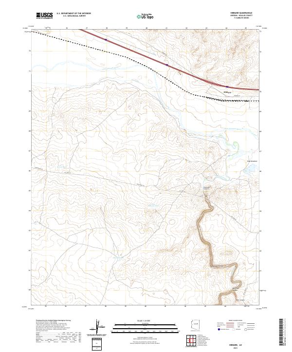 USGS Topographic Map – Hibbard
