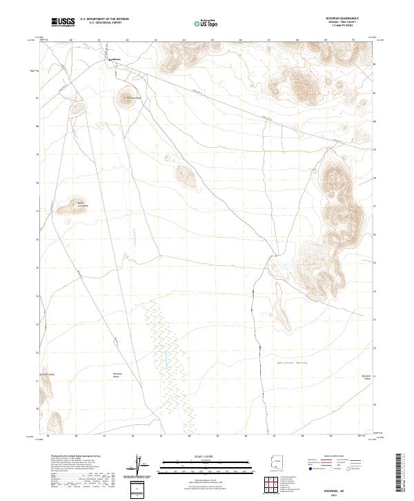 USGS Topographic Map – Hickiwan