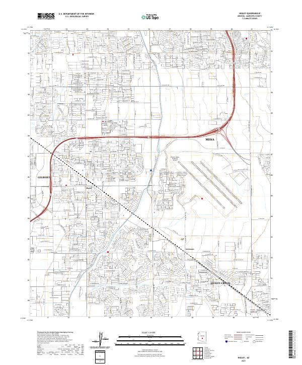 USGS Topographic Map – Higley