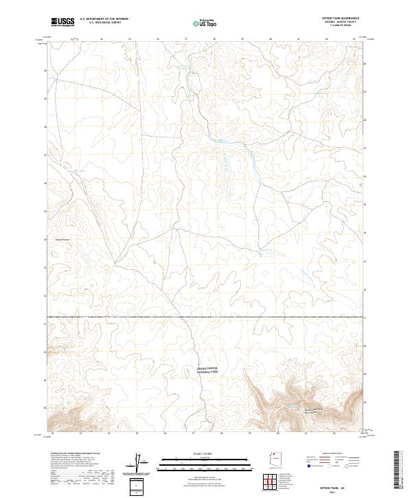 USGS Topographic Map – Hitson Tank