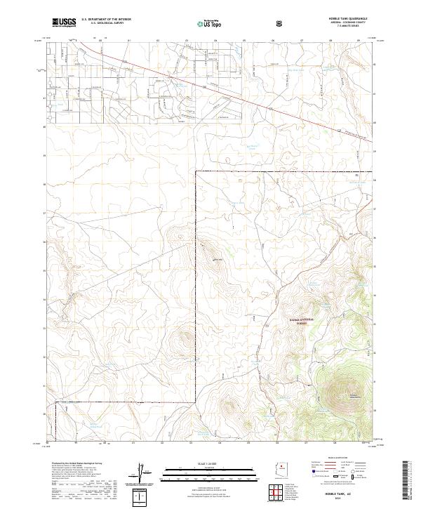 USGS Topographic Map – Hobble Tank