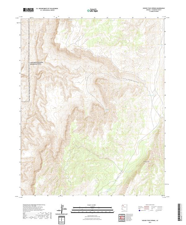 USGS Topographic Map – Hockey Puck Spring
