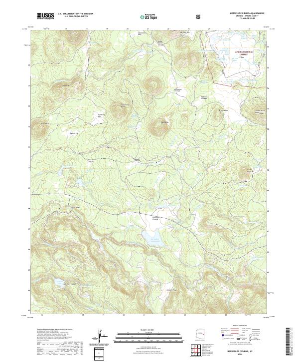 USGS Topographic Map – Horseshoe Cienega