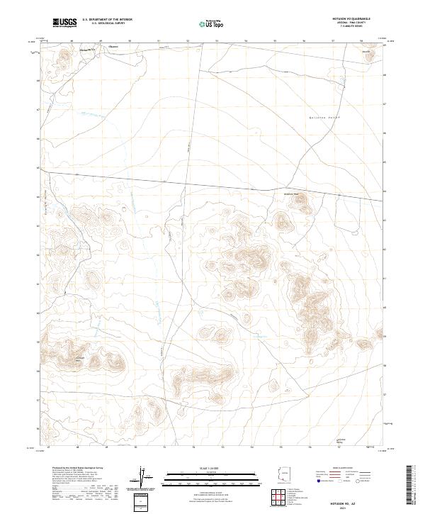 USGS Topographic Map – Hotason Vo