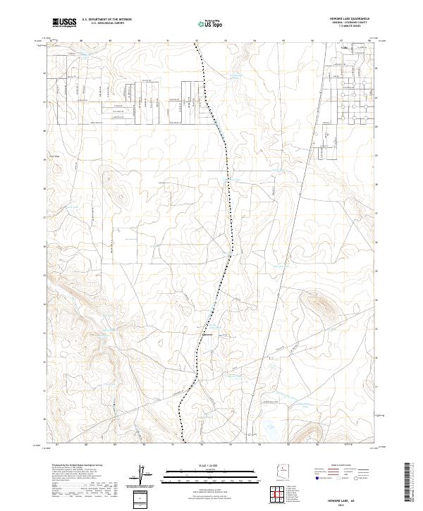 USGS Topographic Map – Howard Lake