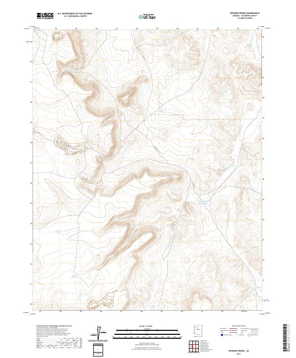 USGS Topographic Map – Howard Spring