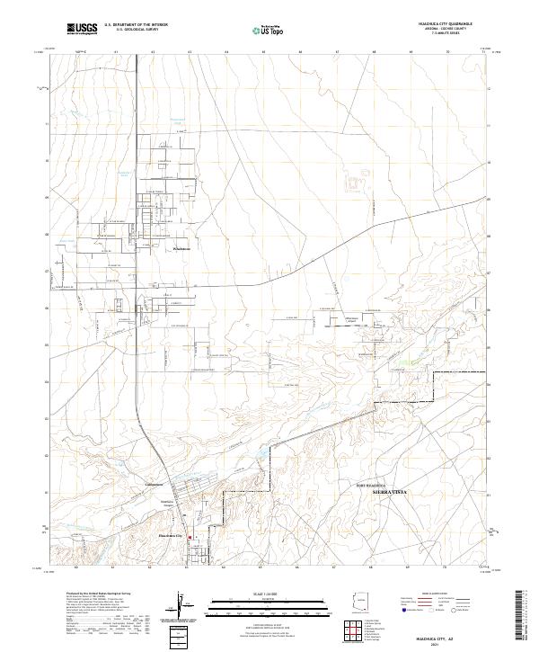USGS Topographic Map – Huachuca City