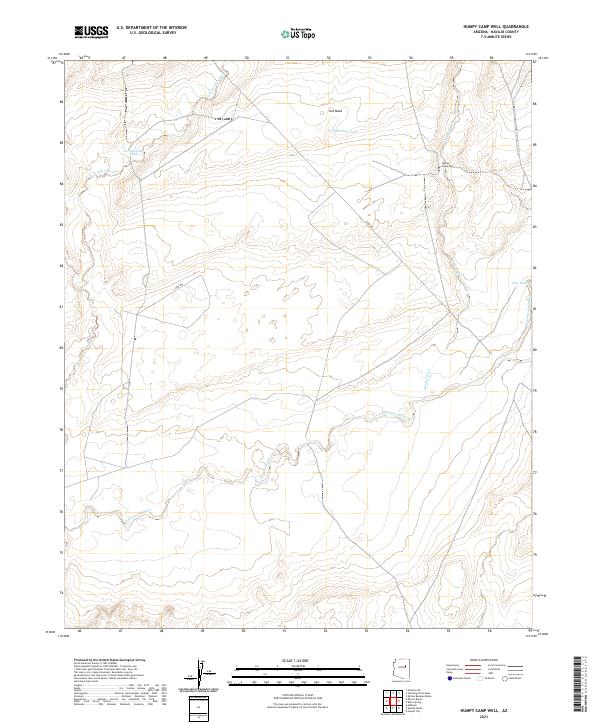 USGS Topographic Map – Humpy Camp Well