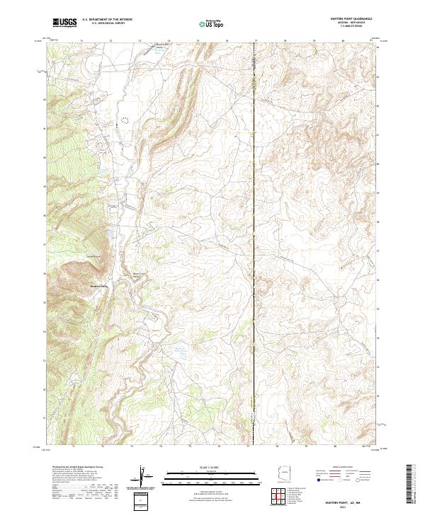 USGS Topographic Map – Hunters Point
