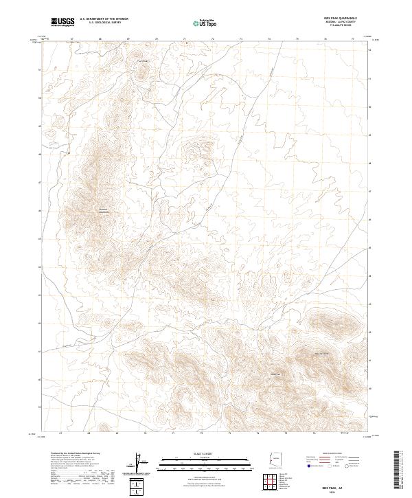 USGS Topographic Map – Ibex Peak