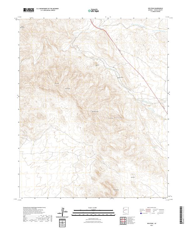 USGS Topographic Map – Ives Peak