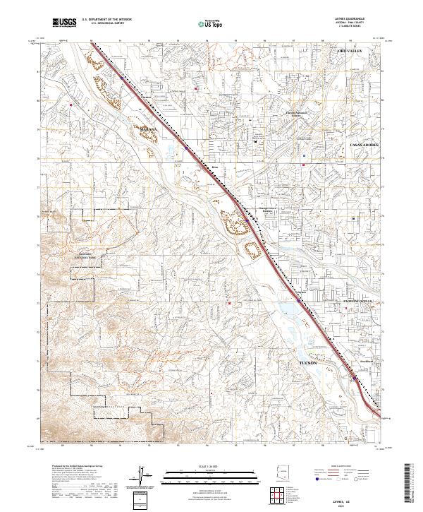 USGS Topographic Map – Jaynes