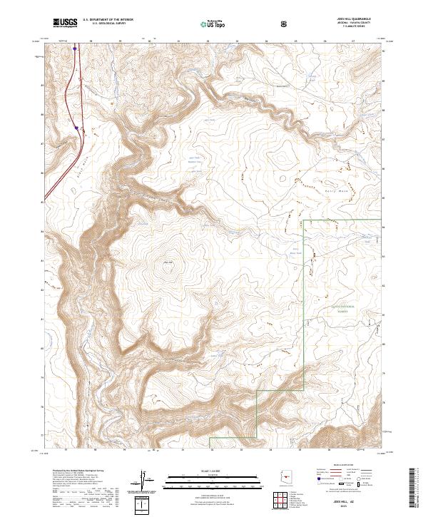 USGS Topographic Map – Joes Hill