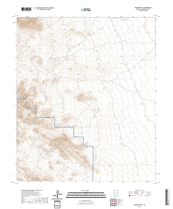 USGS Topographic Map – Johnson Well