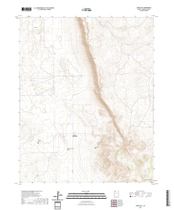 USGS Topographic Map – Jones Hill