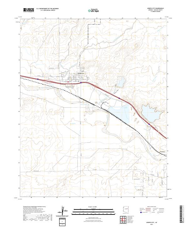 USGS Topographic Map – Joseph City
