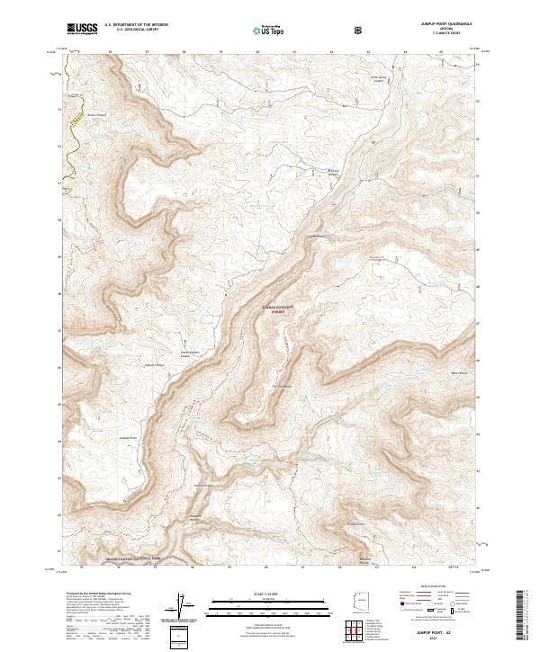 USGS Topographic Map – Jumpup Point