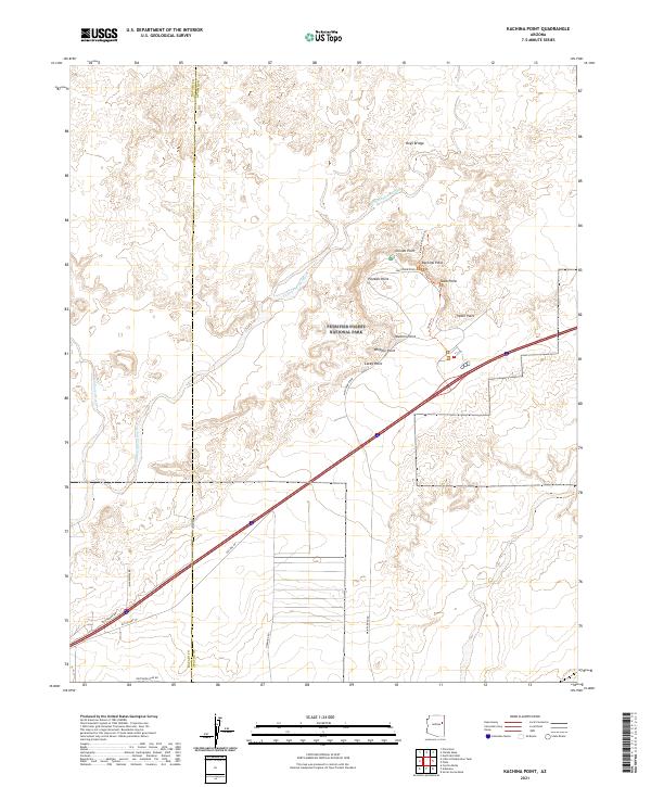 USGS Topographic Map – Kachina Point