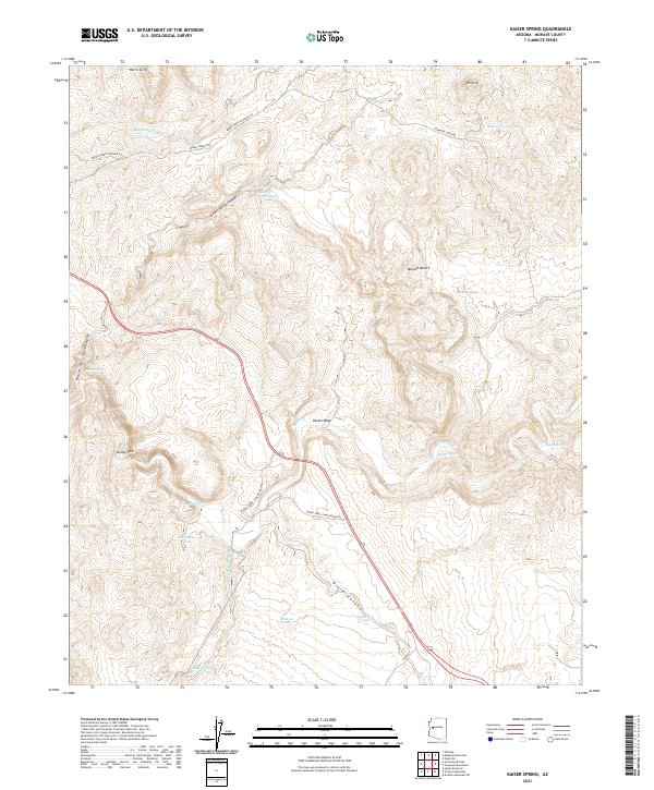 USGS Topographic Map – Kaiser Spring