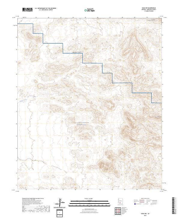 USGS Topographic Map – Kaka NW