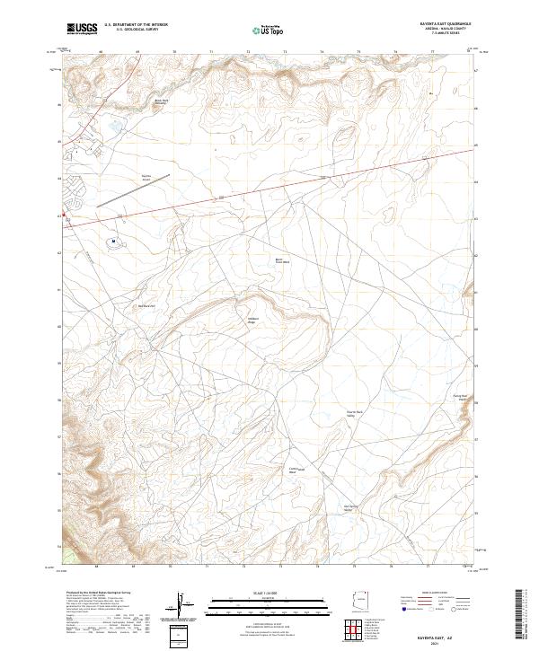 USGS Topographic Map – Kayenta East