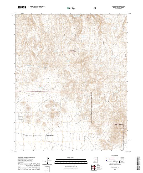 USGS Topographic Map – King Canyon