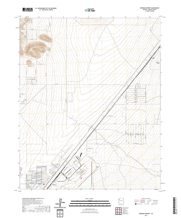 USGS Topographic Map – Kingman Airport