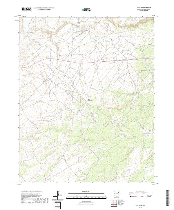 USGS Topographic Map – Kinlichee