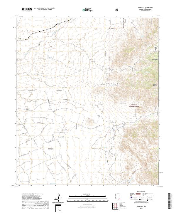 USGS Topographic Map – Knob Hill