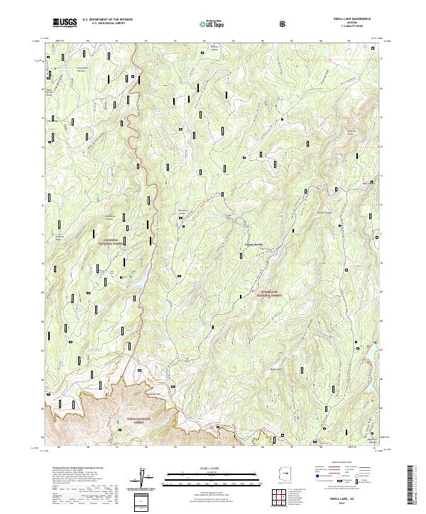 USGS Topographic Map – Knoll Lake