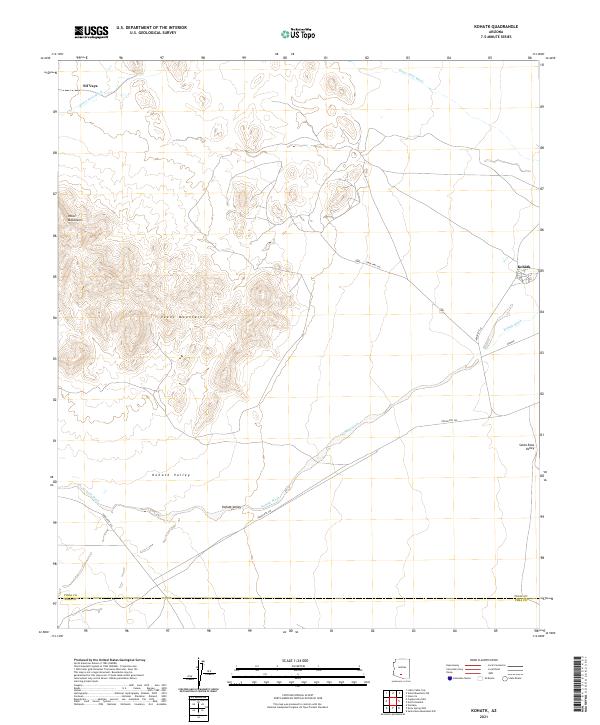 USGS Topographic Map – Kohatk