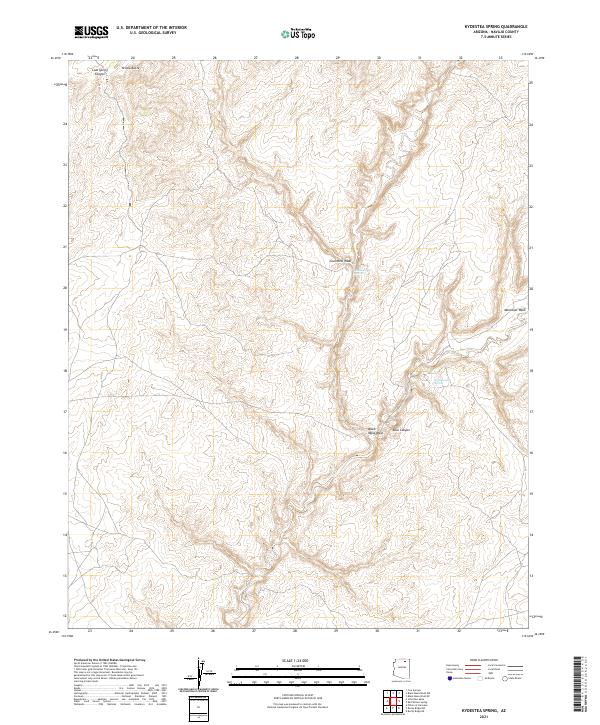 USGS Topographic Map – Kydestea Spring