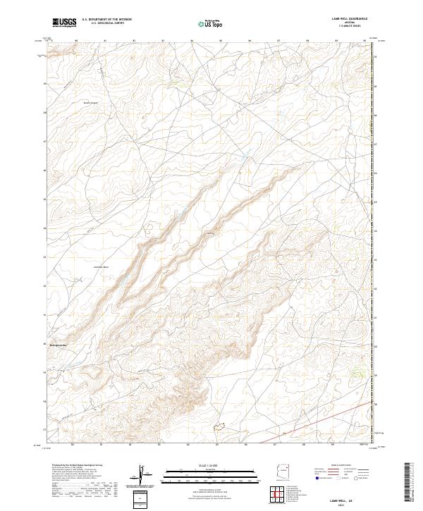 USGS Topographic Map – Lamb Well